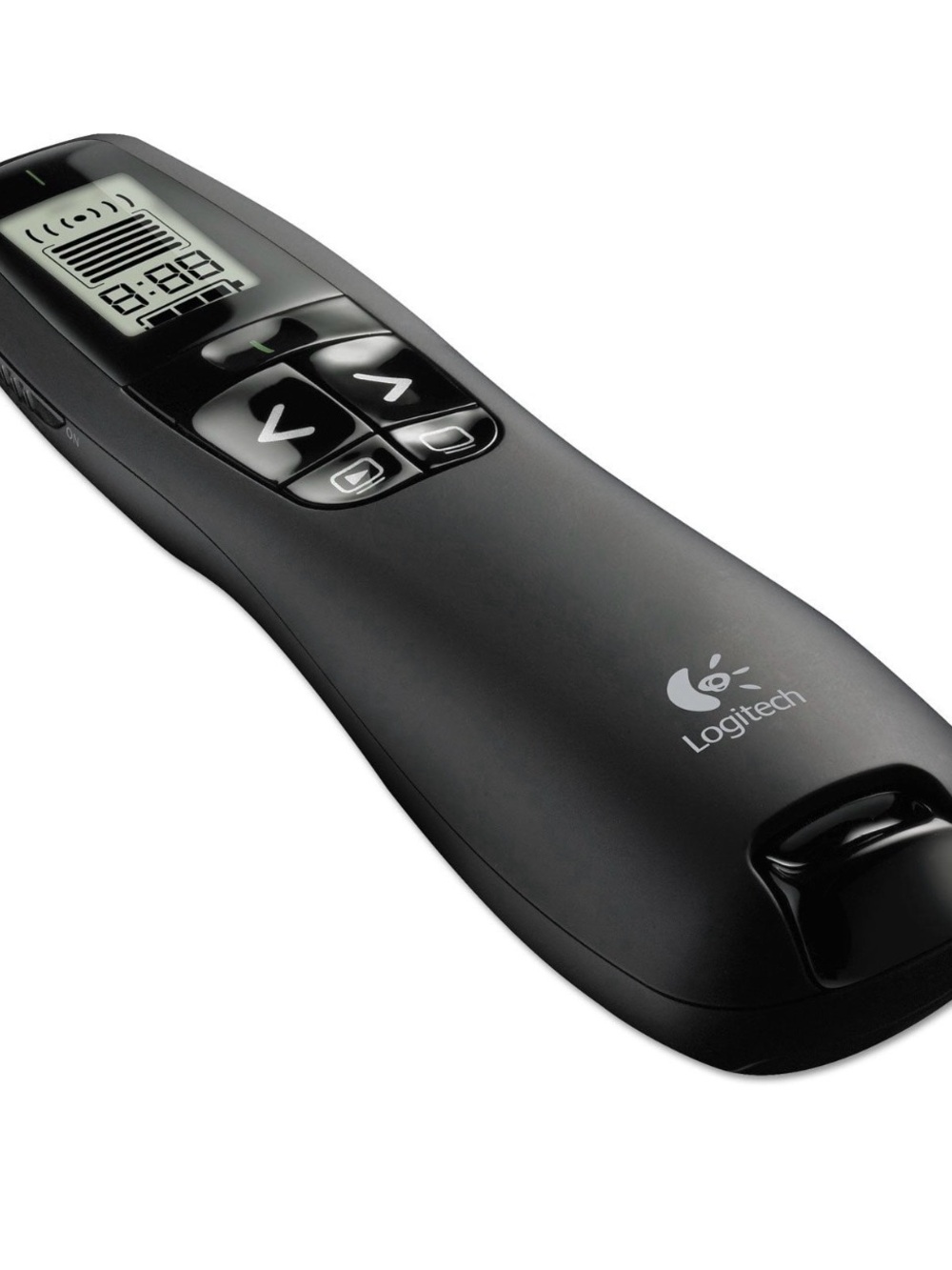 R800 Logitech Black Wireless Laser Presentation Remote with LCD
